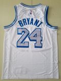 21/22 New Men Los Angeles Lakers Bryant 24 white city edition basketball jersey