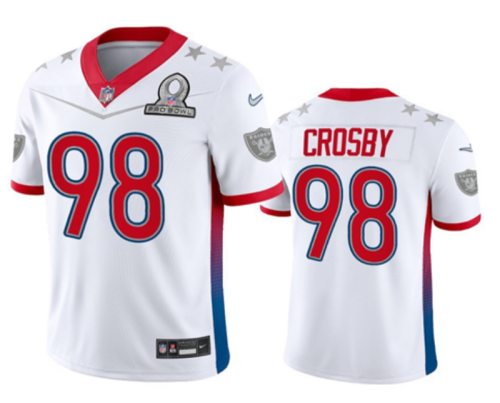 22 Adult All-Star Rookie Jersey CROSBY 98 white basketball shirt