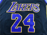 Men Los Angeles Lakers Bryant Retired version black basketball jersey 24