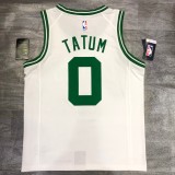 Retro Men Celtics Tatum 0 white basketball jersey