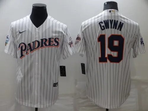 2022 Men's San Diego Padres GWYNN 19 white MLB Jersey