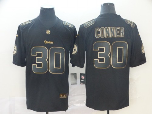 20/21 New Men Steelers Conner 30 black NFL jersey