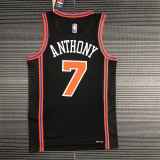 22 New season New York Knicks City version Anthony 7 basketball jersey