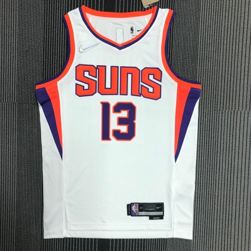 The 75th anniversary Phoenix Suns NASH 13 white basketball jersey