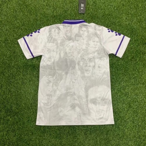 Retro 96-97 RM special KELME version white soccer jersey football shirt