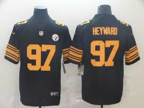 20/21 New Men Steelers Heyward 97 black yellow NFL jersey