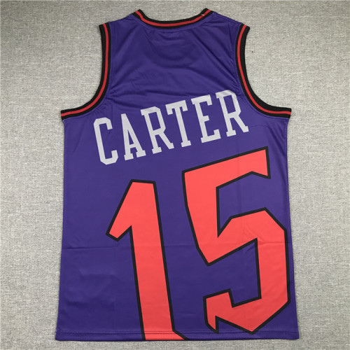 20/21 Men Bears Carter 15 purple printing version basketball jersey