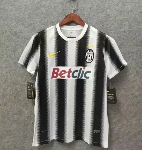 Adult Thai version Milan white and black retro soccer jersey football shirt