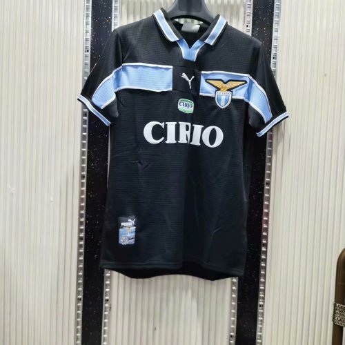 98-00 Adult Thai version Lazio blue retro soccer jersey football shirt
