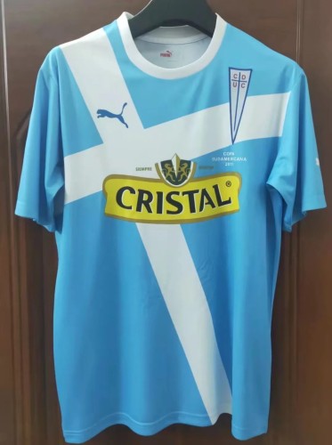 Retro 2011 Universidad Catolica blue soccer jersey football shirt