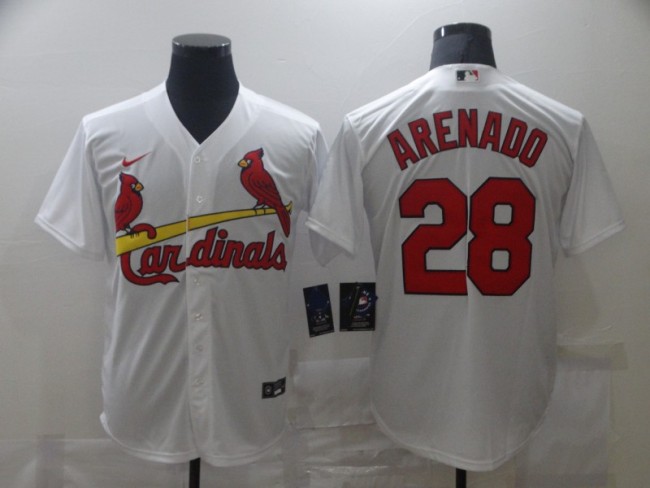 2022 Men's St. Louis Cardinals ARENAD0 28 white MLB Jersey
