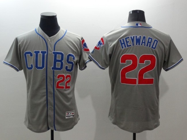 22 Men's Chicago Cubs Heyward grey 22 MLB Jersey