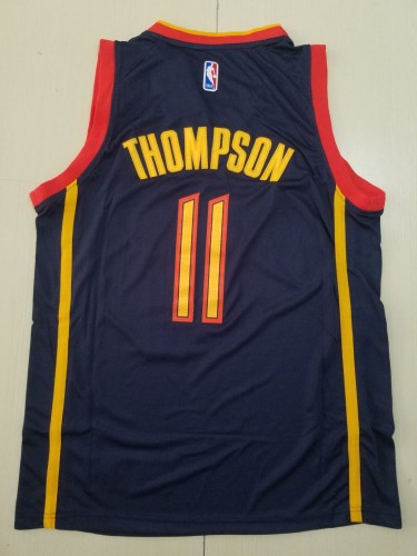 21/22 New Men Golden State Warriors Thompson 11 black new city basketball jersey