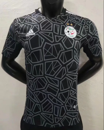 player Style 2022 Algeria black soccer jersey football shirt