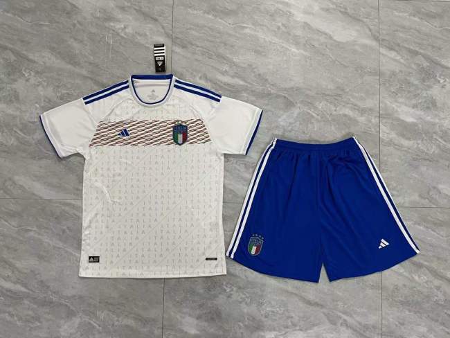 22-23 New Adult Italy white soccer uniforms football kits
