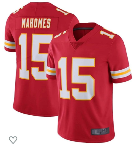 20/21 New Men Mahomes 15 red NFL jersey