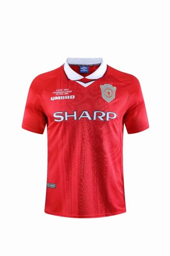 1998-2000 Adult Thai version Manchester retro soccer jersey football shirt