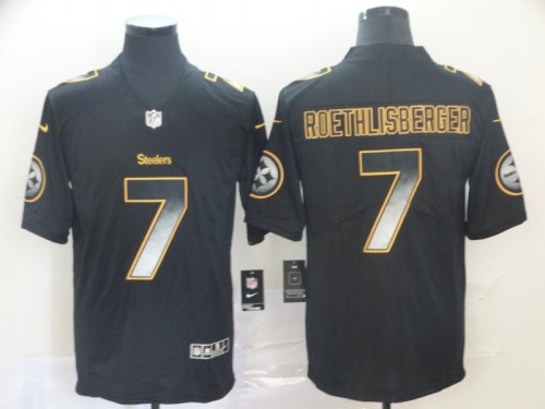 20/21 New Men Steelers Roethlisberger 7 black NFL jersey