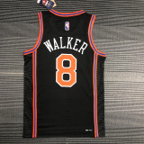 22 New season New York Knicks City version Walker 8 basketball jersey