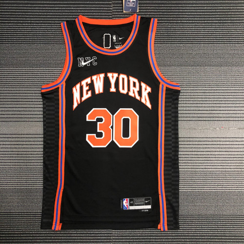 22 New season New York Knicks City version Randle 30 basketball jersey
