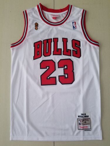 21/22 New Men Chicago Bulls Jordan 23 champion white basketball jersey shirt