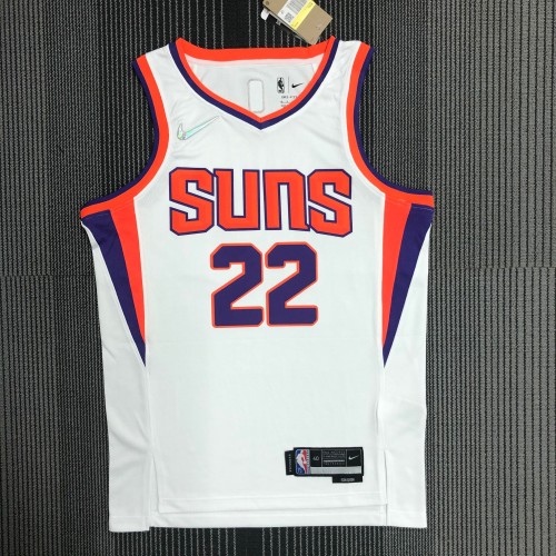 The 75th anniversary Phoenix Suns AYTON 22 white basketball jersey