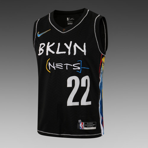20/21 New Men Brooklyn Nets Levert 22 black basketball jersey shirt L041#