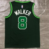 20/21 New Men Celtics Walker 8 black reward version basketball jersey