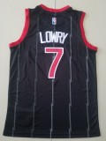 20/21 New Men Toronto Raptors Lowry 7 black basketball jersey shirt