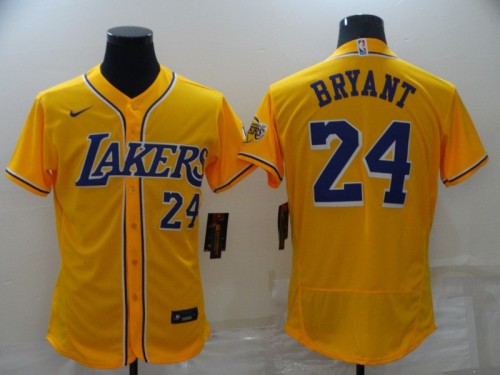 22 New Men Los Angeles lakers BRYANT 24 yellow NFL Jersey