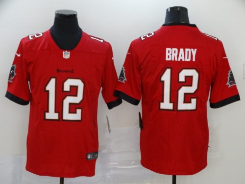 21/22 New Men Brady 12 red NFL jersey