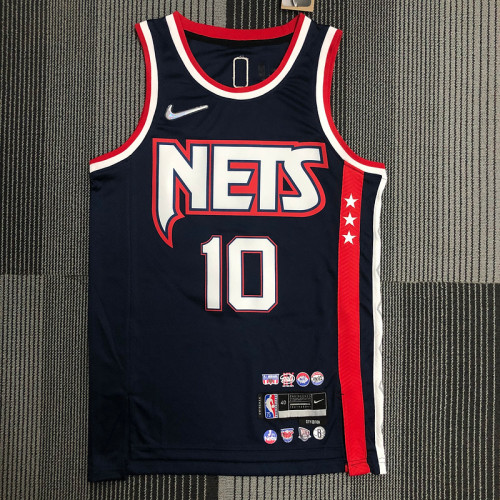 22 New season Brooklyn Nets City version Simons 10 basketball jersey