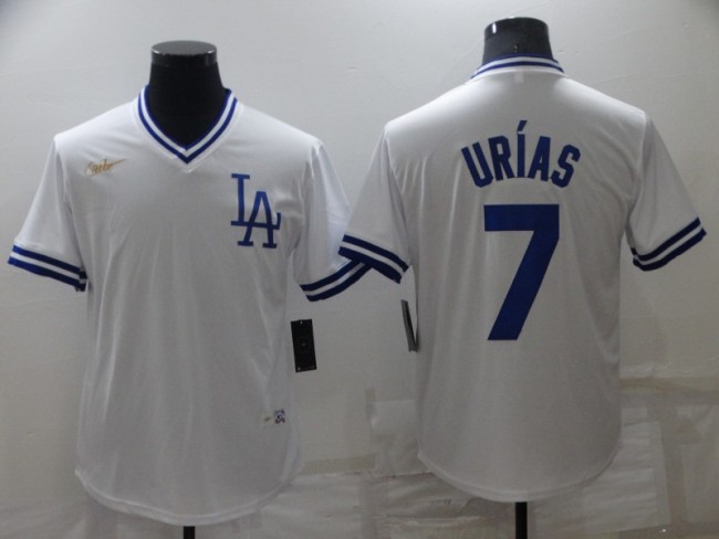 2022 Men's Los Angeles Dodgers 7 white MLB Jersey