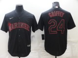 2022 Men's Seattle Mariners GRIFFEY 24 black MLB Jersey