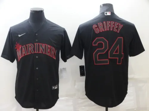 2022 Men's Seattle Mariners GRIFFEY 24 black MLB Jersey