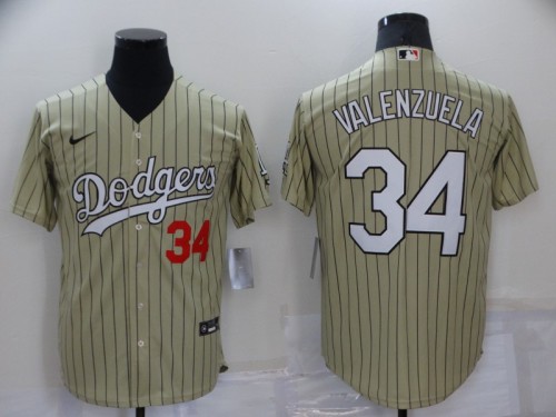 2022 Men's Los Angeles Dodgers VALENZUELA 34 MLB Jersey