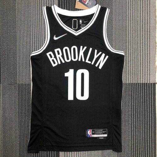 22 Brooklyn Nets Simons 10 black The 75th anniversary basketball jersey