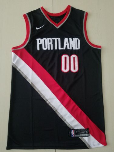 20/21 New Men Portland Trail Blazers Anthony 00 black basketball jersey