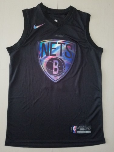 20/21 New Men Brooklyn Nets Irving 11 black rainbow basketball jersey shirt