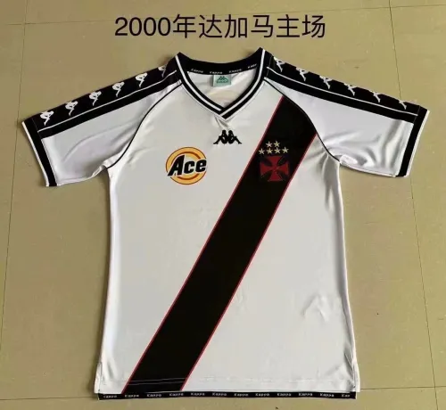 00 Adult Vasco home white retro soccer jersey football shirt