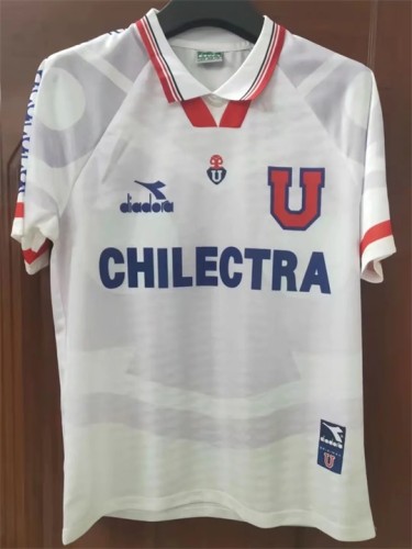 Retro 1996 Universidad de Chile white soccer jersey football shirt