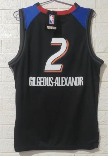 20/21 Men Oklahoma City Thunder Gilgeous-Alexandr 2 city version basketball jersey shirt