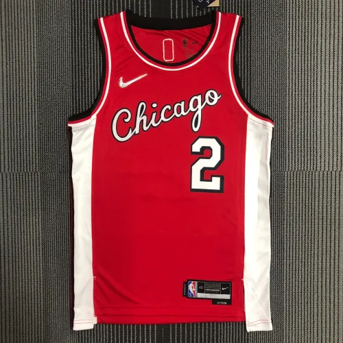 22 season Chicago Bulls City version BALL 2 red basketball jersey
