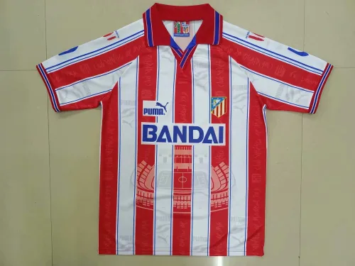 Retro 96-97 Madrid red soccer jersey football shirt