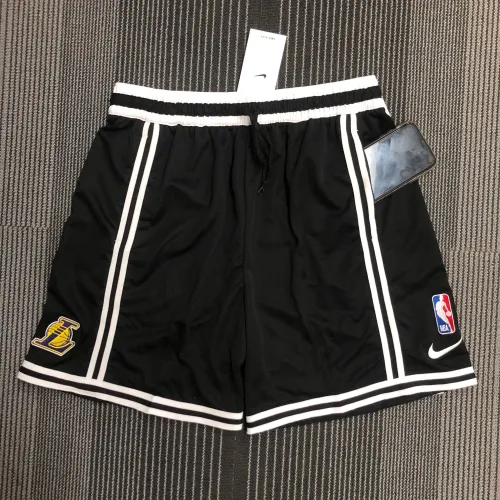 2022 Los Angeles lakers black basketball shorts