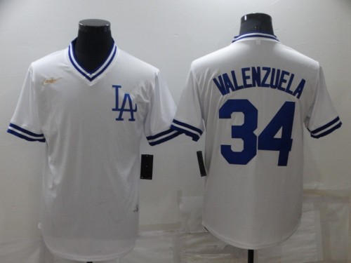 2022 Men's Los Angeles Dodgers VALENZUELA 34 white MLB Jersey