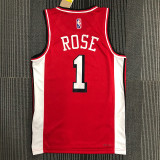 22 season Chicago Bulls City version 1 Rose basketball jersey