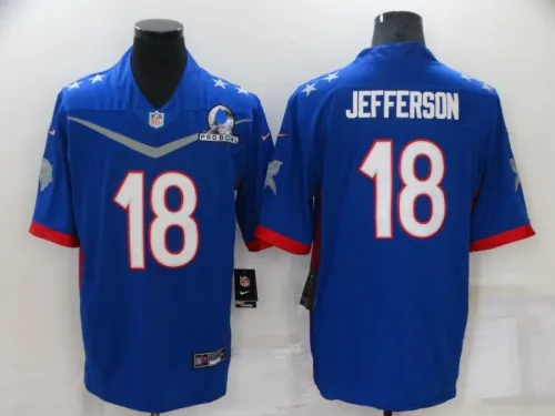 21-22 Adult All-Star Rookie Jersey Jefferson 18 blue basketball shirt