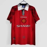96-97 Adult man u home red retro soccer jersey football shirt