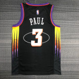 22 New season Phoenix Suns City version Paul 3 basketball jersey
